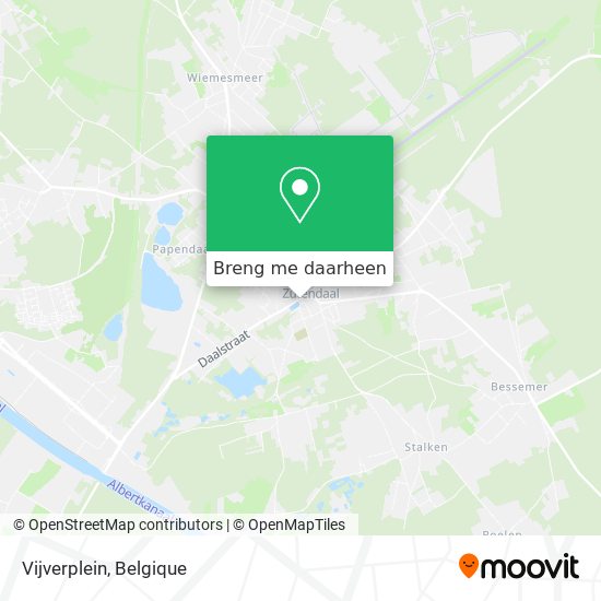 Vijverplein kaart