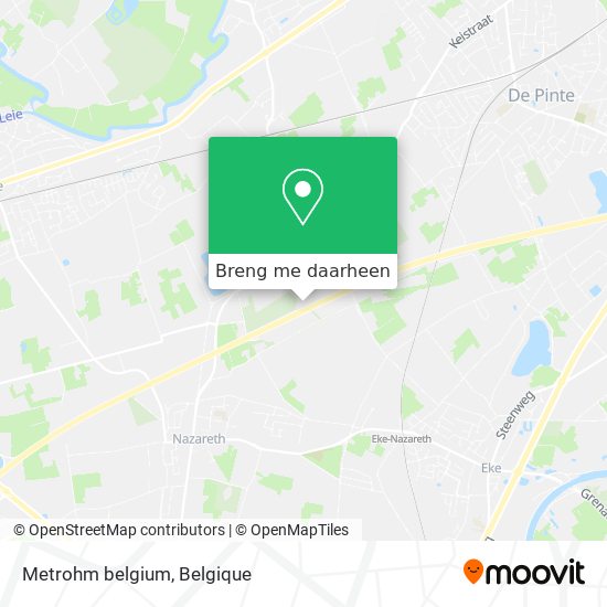 Metrohm belgium kaart