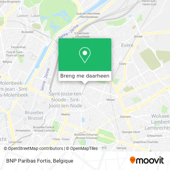 BNP Paribas Fortis kaart