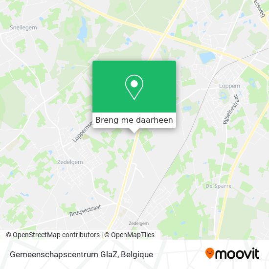 Gemeenschapscentrum GlaZ kaart