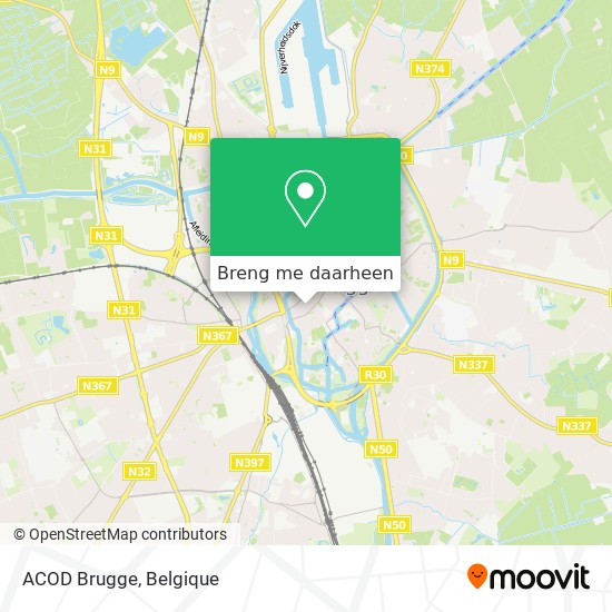 ACOD Brugge kaart