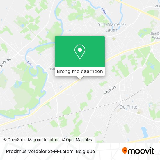 Proximus Verdeler St-M-Latem kaart