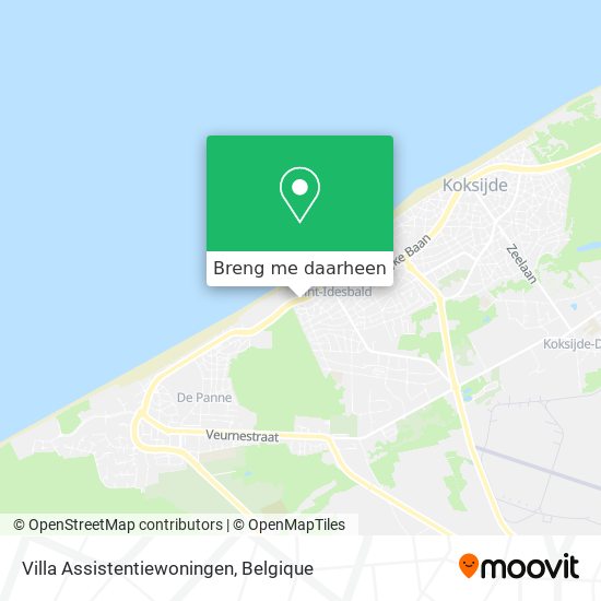 Villa Assistentiewoningen kaart