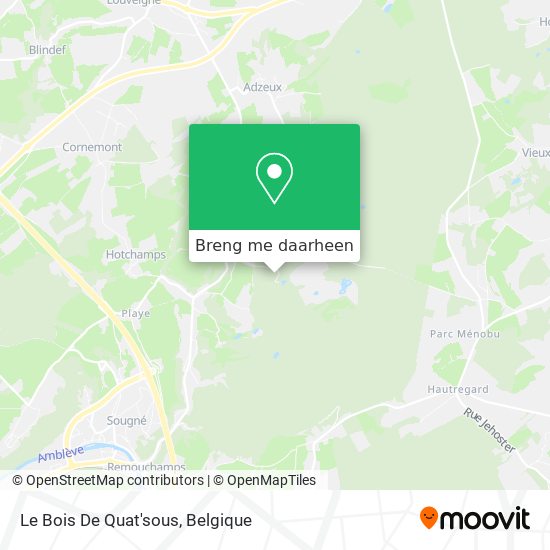 Le Bois De Quat'sous kaart