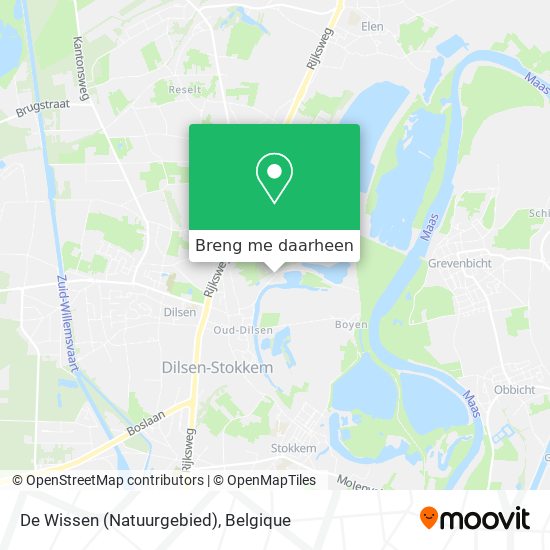 De Wissen  (Natuurgebied) kaart