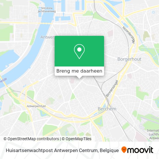 Huisartsenwachtpost Antwerpen Centrum kaart