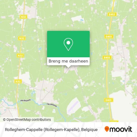 Rolleghem-Cappelle (Rollegem-Kapelle) kaart