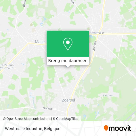 Westmalle Industrie kaart