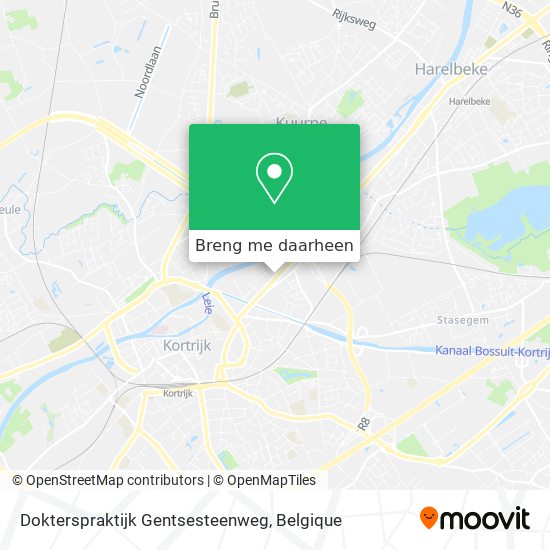 Dokterspraktijk Gentsesteenweg kaart