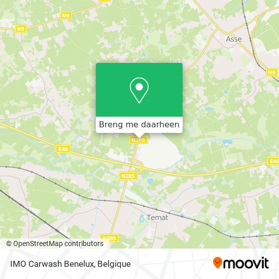 IMO Carwash Benelux kaart