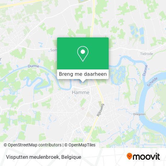 Visputten meulenbroek kaart