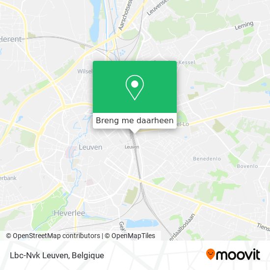 Lbc-Nvk Leuven kaart