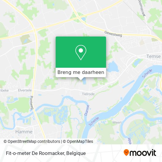 Fit-o-meter De Roomacker kaart