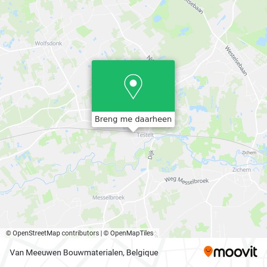 Van Meeuwen Bouwmaterialen kaart
