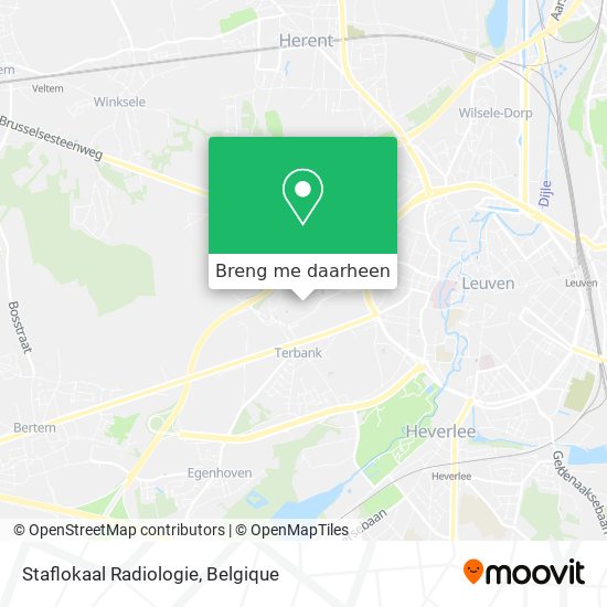 Staflokaal Radiologie kaart