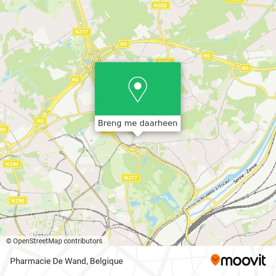 Pharmacie De Wand kaart