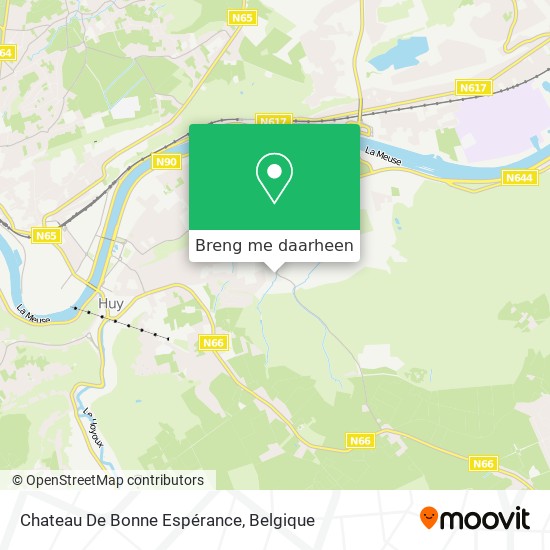 Chateau De Bonne Espérance kaart
