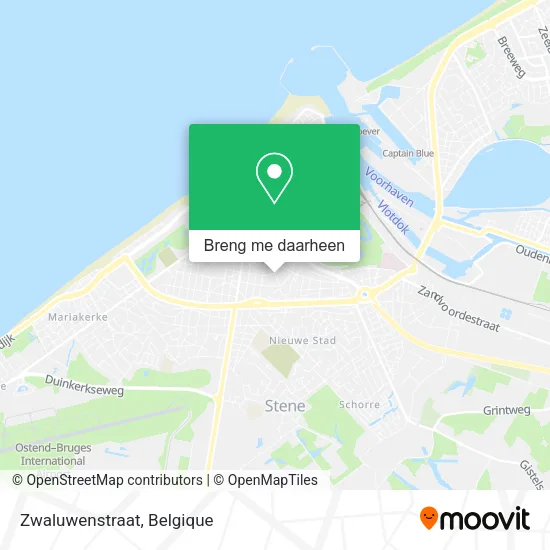 Zwaluwenstraat kaart