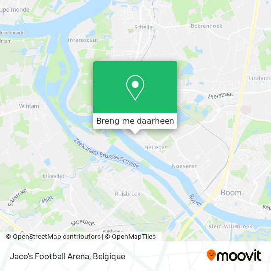 Jaco's Football Arena kaart