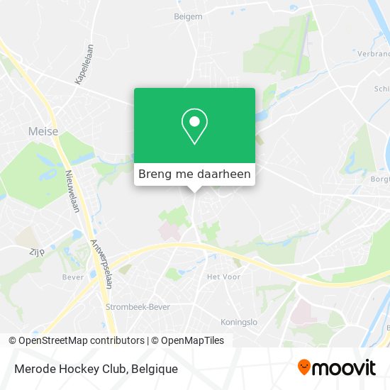 Merode Hockey Club kaart