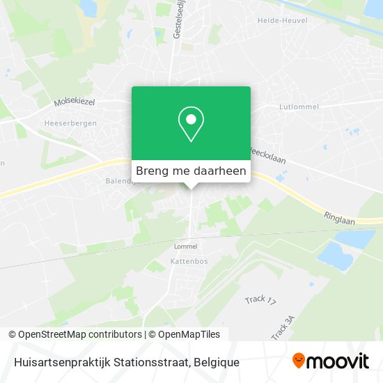 Huisartsenpraktijk Stationsstraat kaart