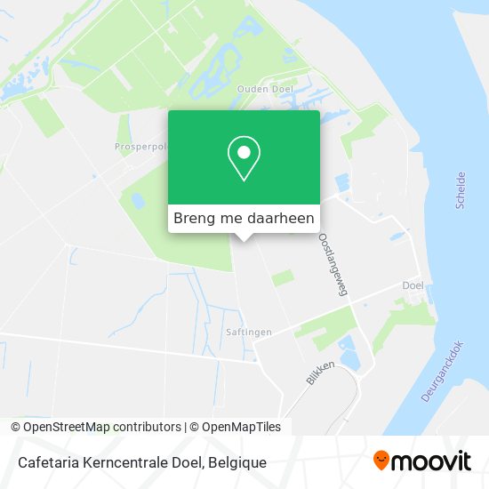 Cafetaria Kerncentrale Doel kaart
