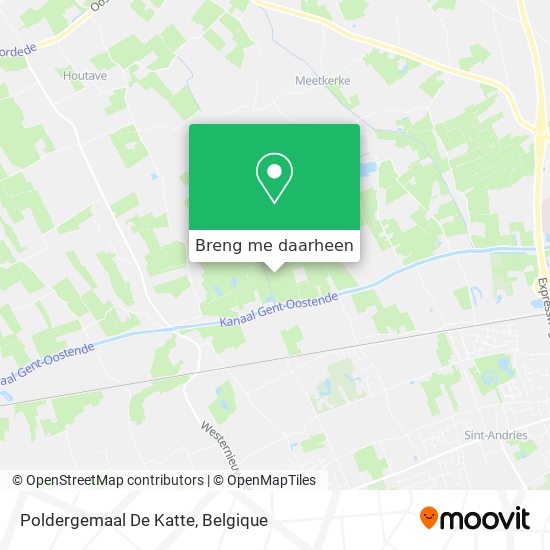 Poldergemaal De Katte kaart