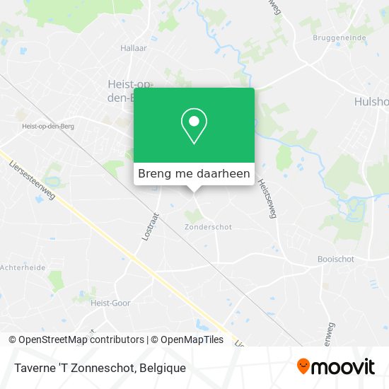 Taverne 'T Zonneschot kaart