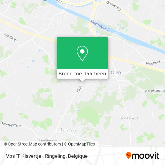 Vbs 'T Klavertje - Ringeling kaart