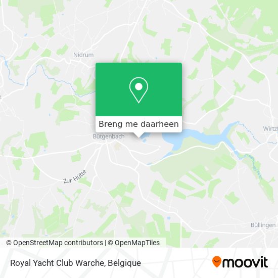 Royal Yacht Club Warche kaart