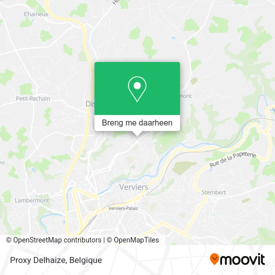 Proxy Delhaize kaart
