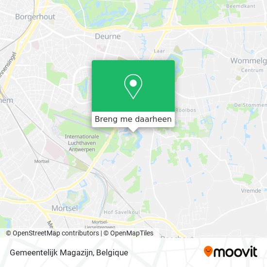 Gemeentelijk Magazijn kaart