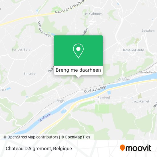 Château D'Aigremont kaart