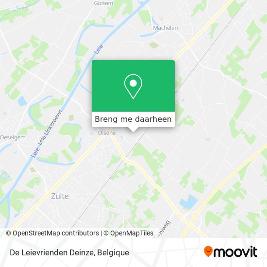 De Leievrienden Deinze kaart