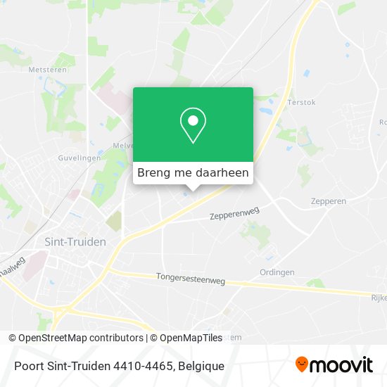 Poort Sint-Truiden 4410-4465 kaart