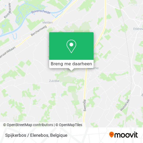 Spijkerbos / Elenebos kaart