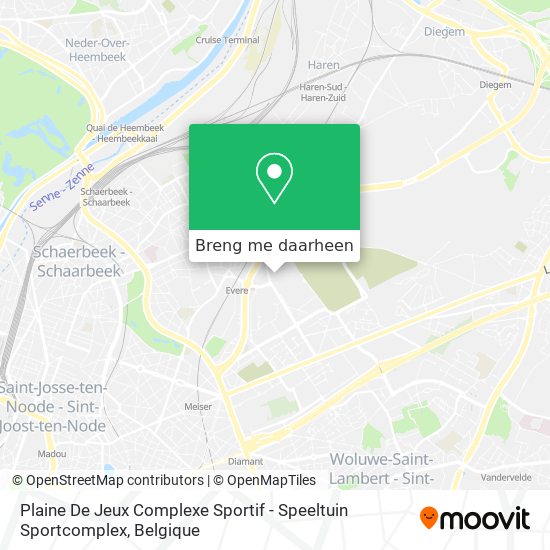 Plaine De Jeux Complexe Sportif - Speeltuin Sportcomplex kaart