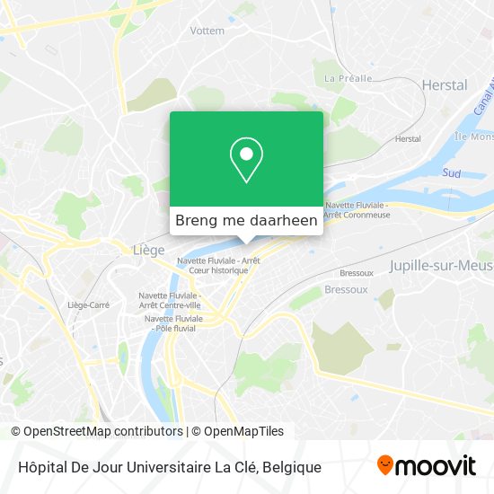 Hôpital De Jour Universitaire La Clé kaart