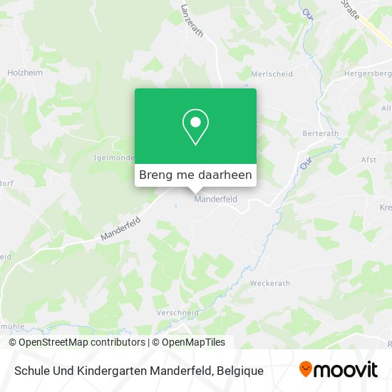Schule Und Kindergarten Manderfeld kaart