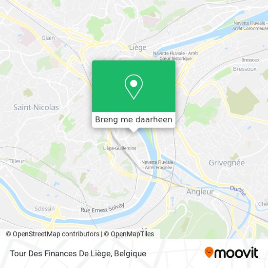Tour Des Finances De Liège kaart