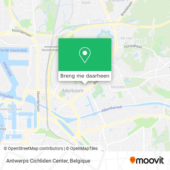 Antwerps Cichliden Center kaart