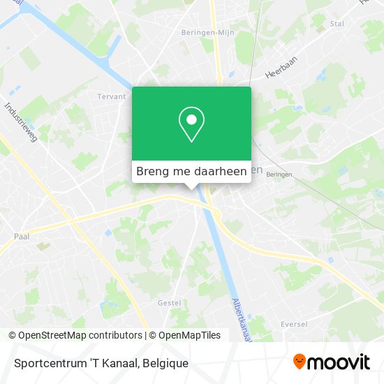 Sportcentrum 'T Kanaal kaart