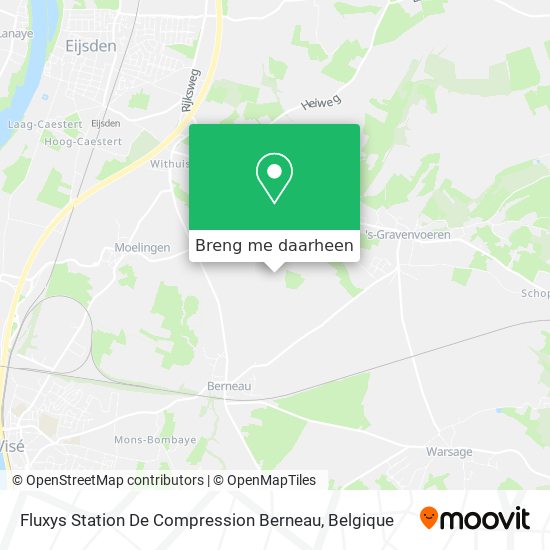 Fluxys Station De Compression Berneau kaart