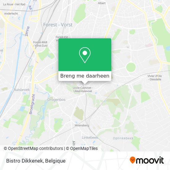 Bistro Dikkenek kaart