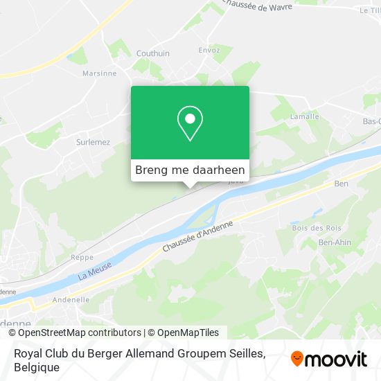 Royal Club du Berger Allemand Groupem Seilles kaart