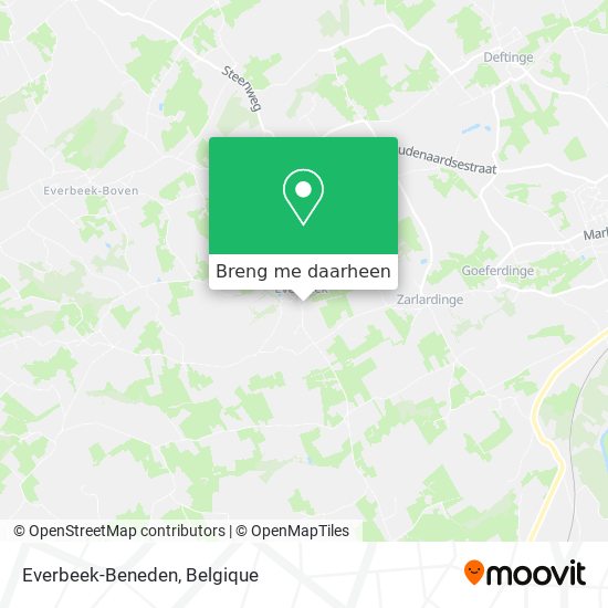 Everbeek-Beneden kaart