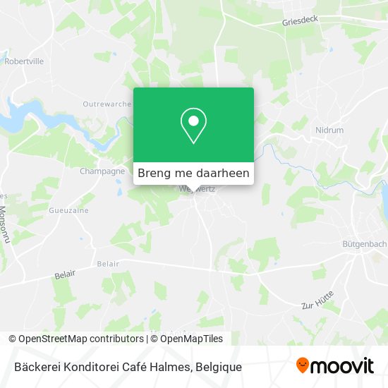 Bäckerei Konditorei Café Halmes kaart