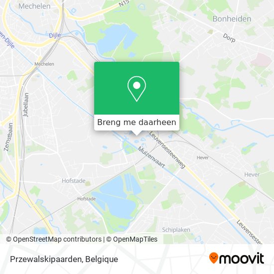 Przewalskipaarden kaart