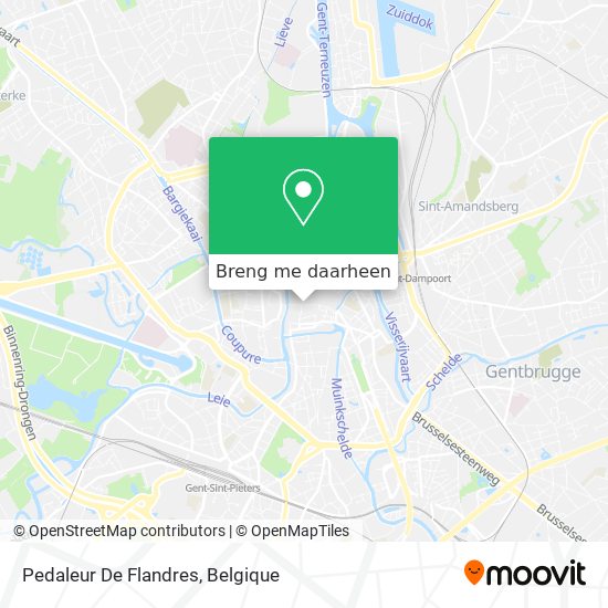 Pedaleur De Flandres kaart