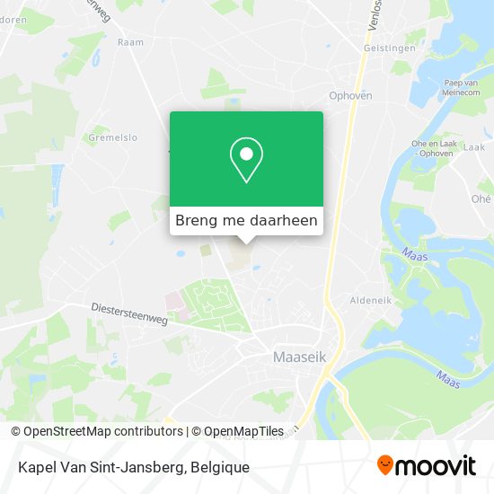 Kapel Van Sint-Jansberg kaart